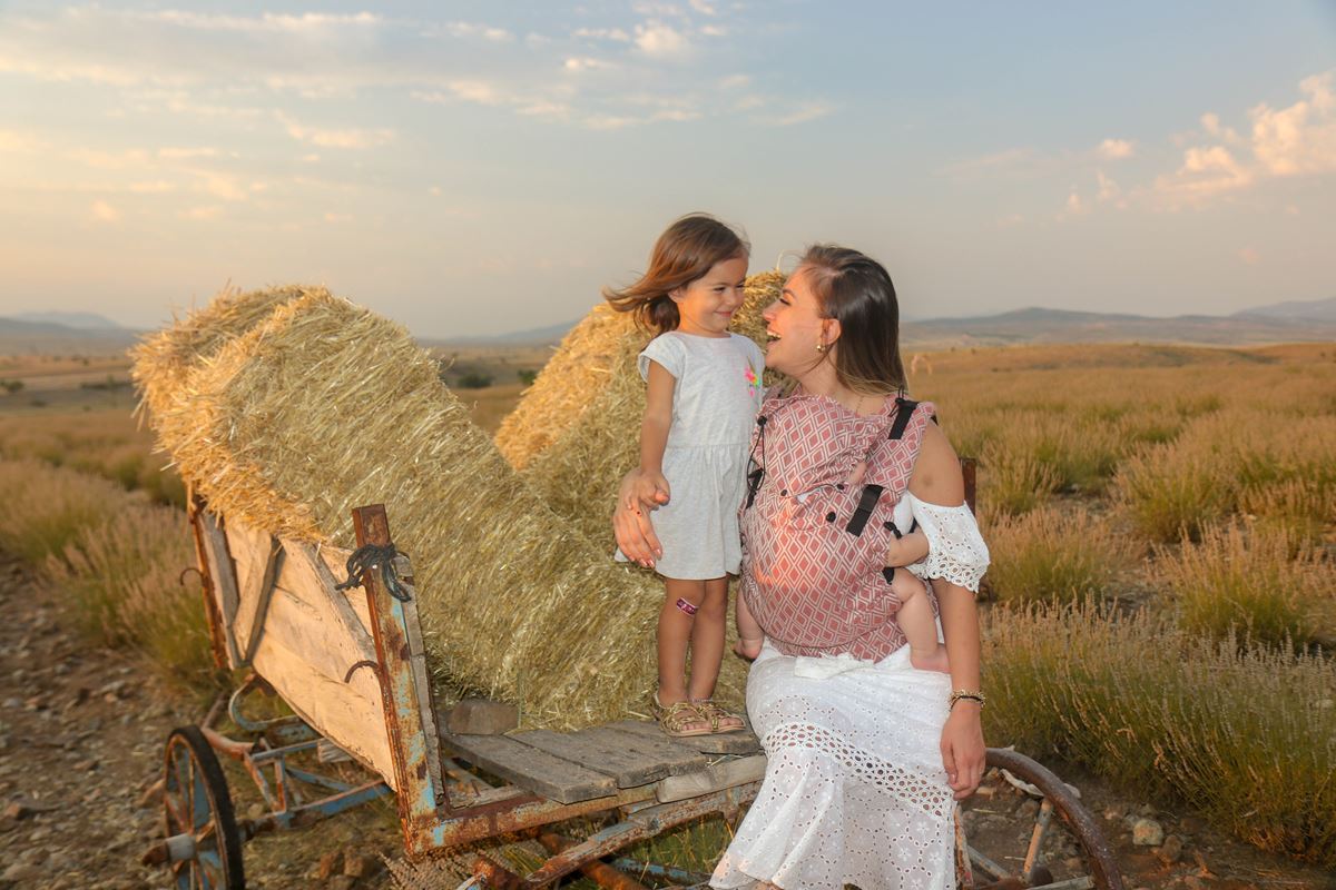 Marsupio Neko Switch Baby (3,5 - 15 kg) – Lycia Terracotta - immagine 2