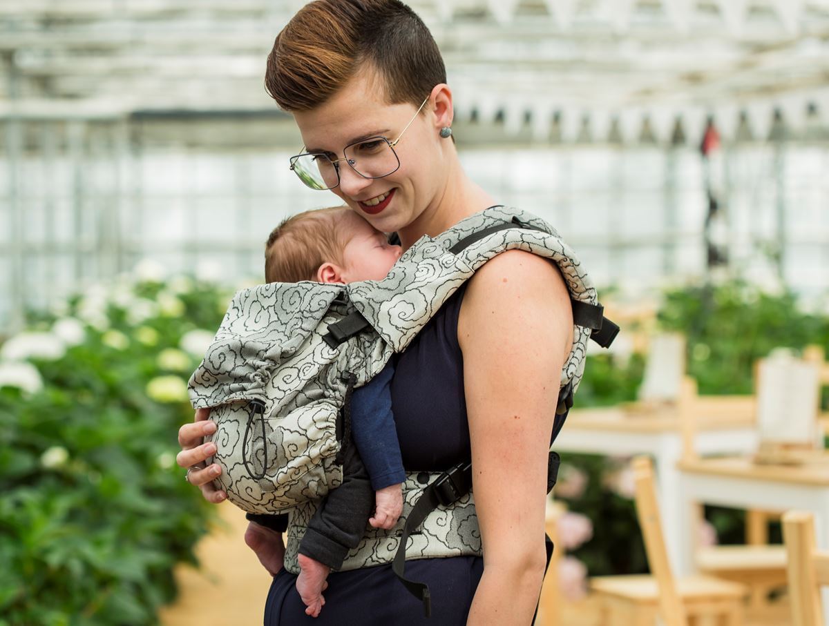 Marsupio Neko Switch Baby (3,5 - 15 kg) – Lokum Hazel - immagine 3