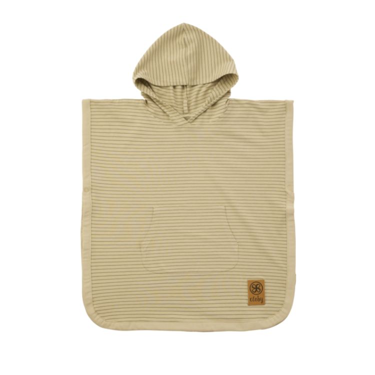 UV Poncho - Cloby - Sandy Beach/Olive Green