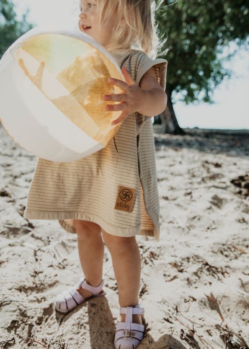 UV Poncho - Cloby - Sandy Beach/Olive Green - immagine 4