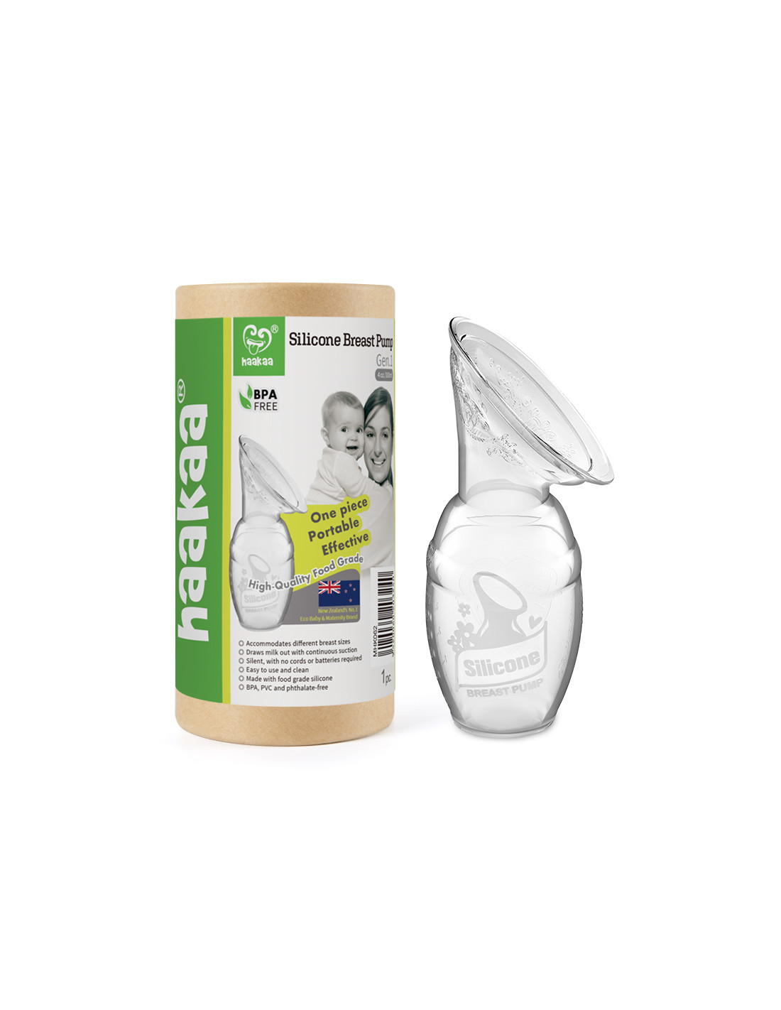 Tiralatte Haakaa da 100 ml (senza ventosa) - immagine 4