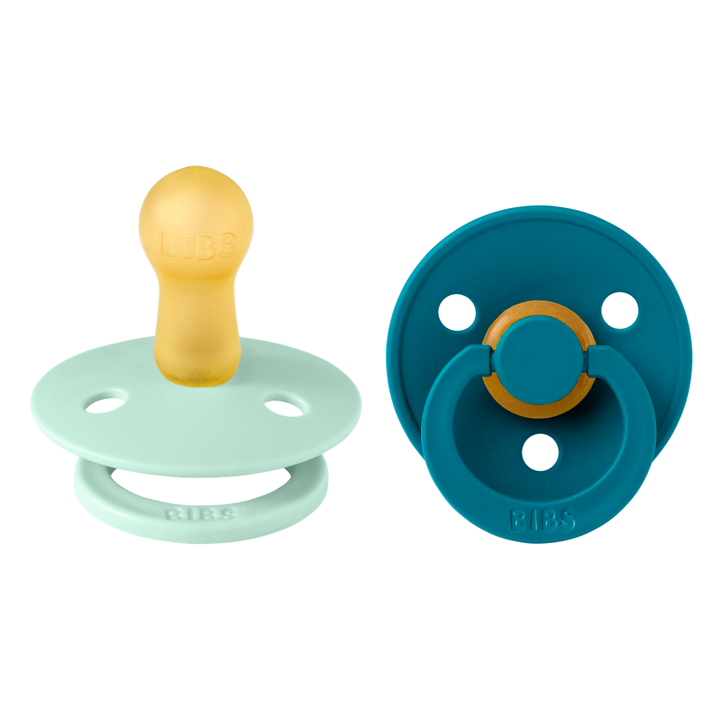 Ciuccio BIBS COLOUR (6+ mesi) - 2 pack - Nordic Mint/Forest Lake