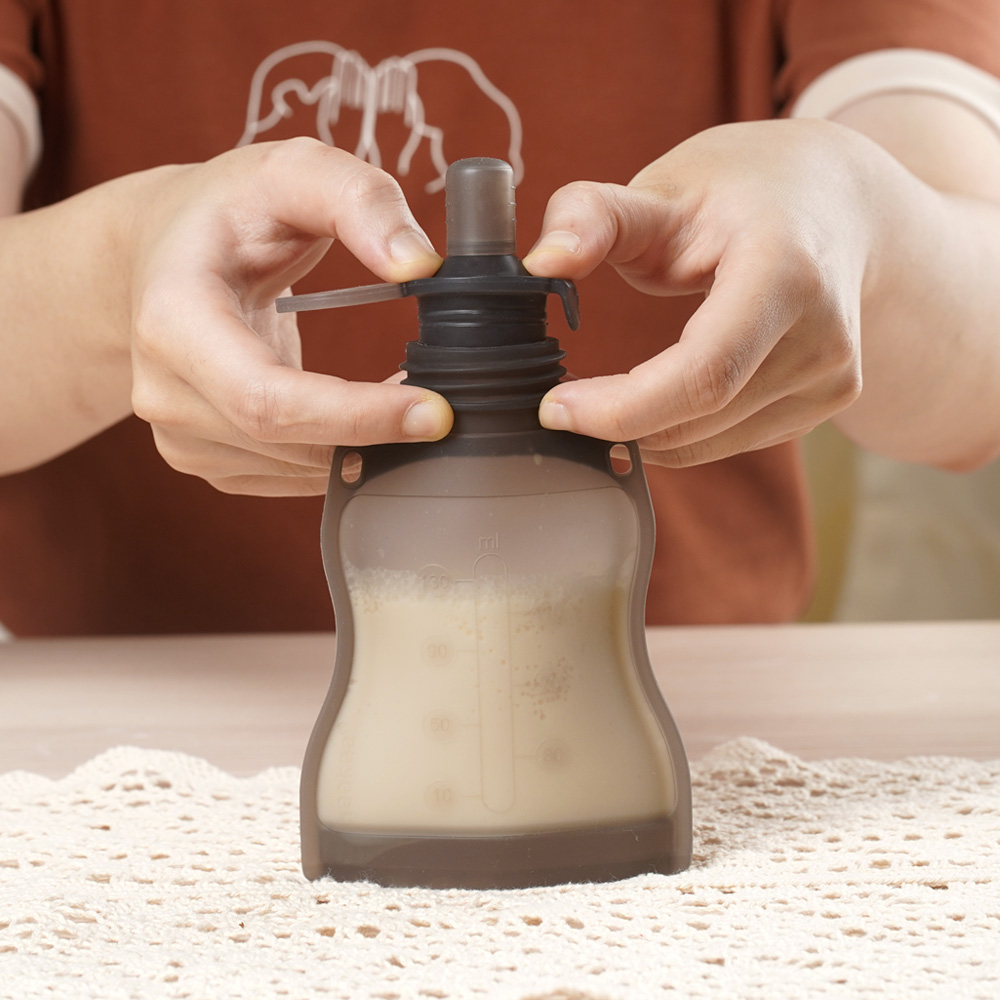 Beccuccio per squeezy spremi e nutri riutilizzabili - Haakaa - immagine 2