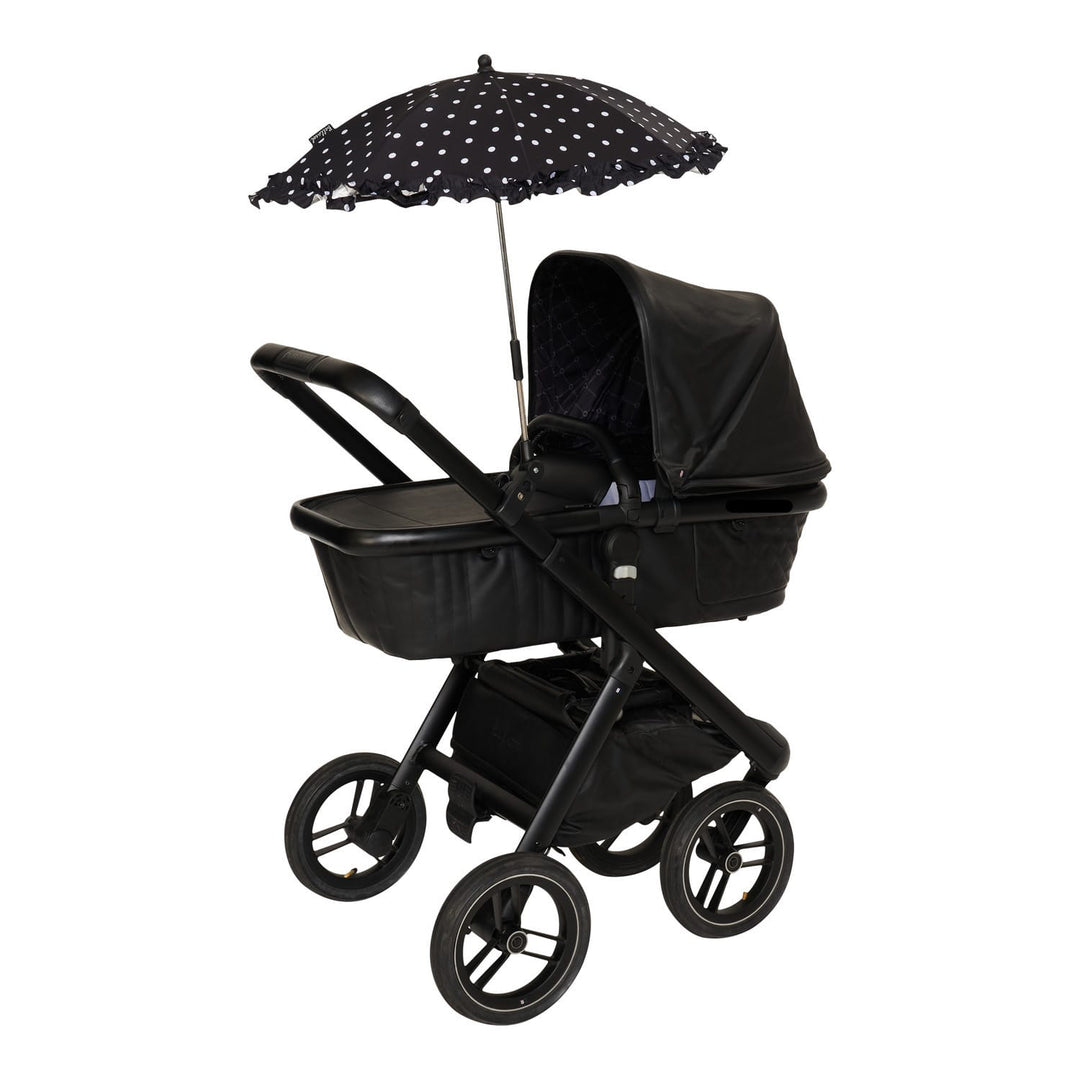 Ombrellino da sole - Bellasol - nero a points bianchi - immagine 4