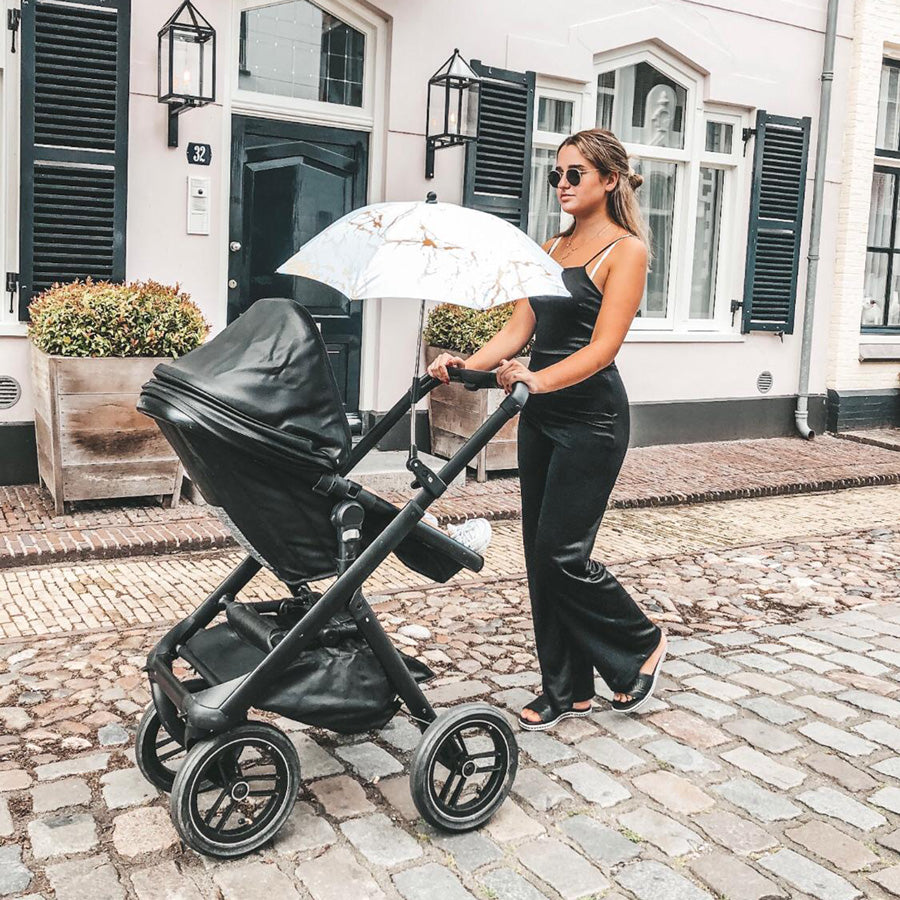 Ombrellino da sole - Bellasol - marmo bianco - immagine 2