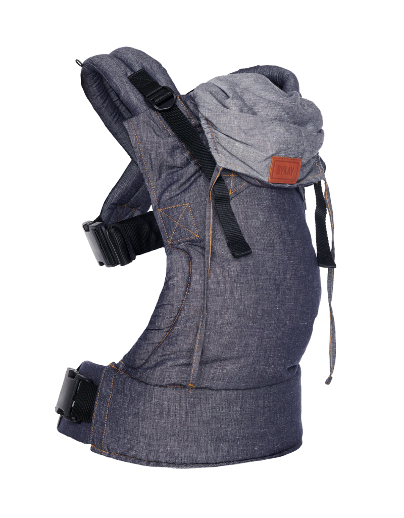 Marsupio ByKay Click Carrier Deluxe - Dark Jeans (0-3 anni)
