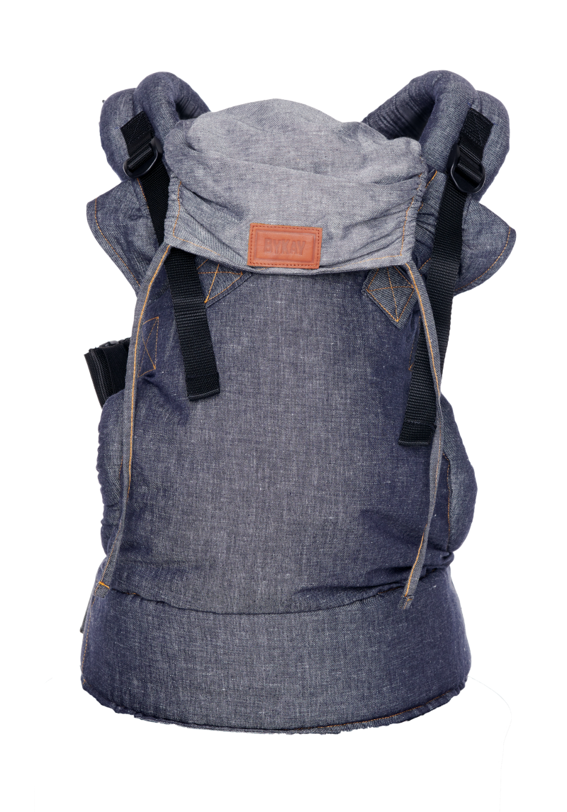 Marsupio ByKay Click Carrier Deluxe - Dark Jeans (0-3 anni) - immagine 2