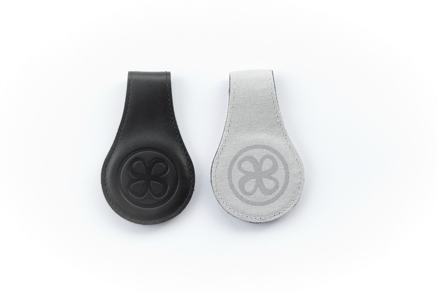 Clip magnetici in pelle (set di 2) - Cloby - Nero