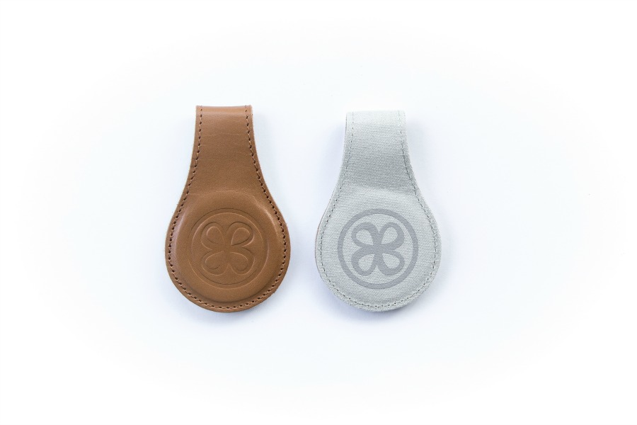 Clip magnetici in pelle (set di 2) - Cloby - Marrone