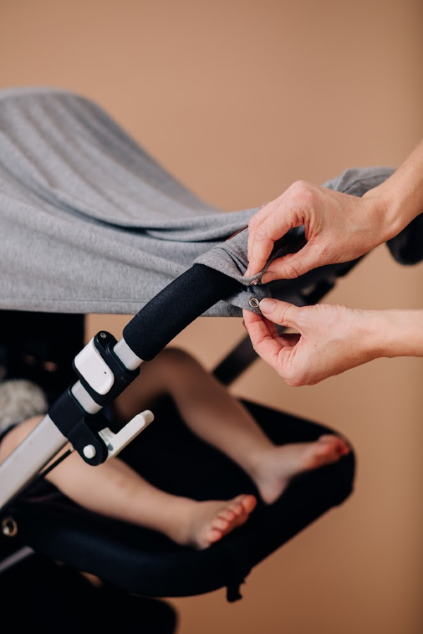 Coperta multifunzionale protezione solare UPF 50+ - Cloby - Misty Rose - immagine 2