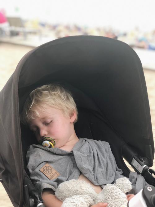 Coperta multifunzionale protezione solare UPF 50+ - Cloby - Misty Rose - immagine 3