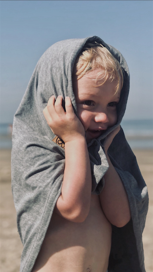 Coperta multifunzionale protezione solare UPF 50+ - Cloby - Misty Rose - immagine 14