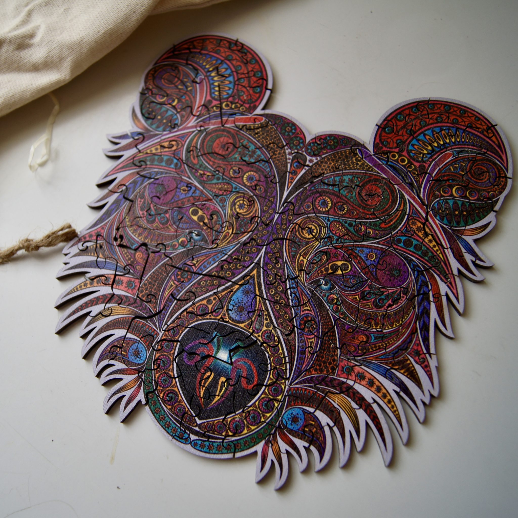 Puzzle in legno - Creatif Wood - Orso Goloso (104pz.) - immagine 9