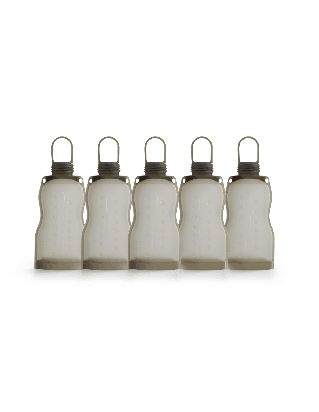 Set sacchetti in silicone per la conservazione del latte materno (5x260ml) - Haakaa