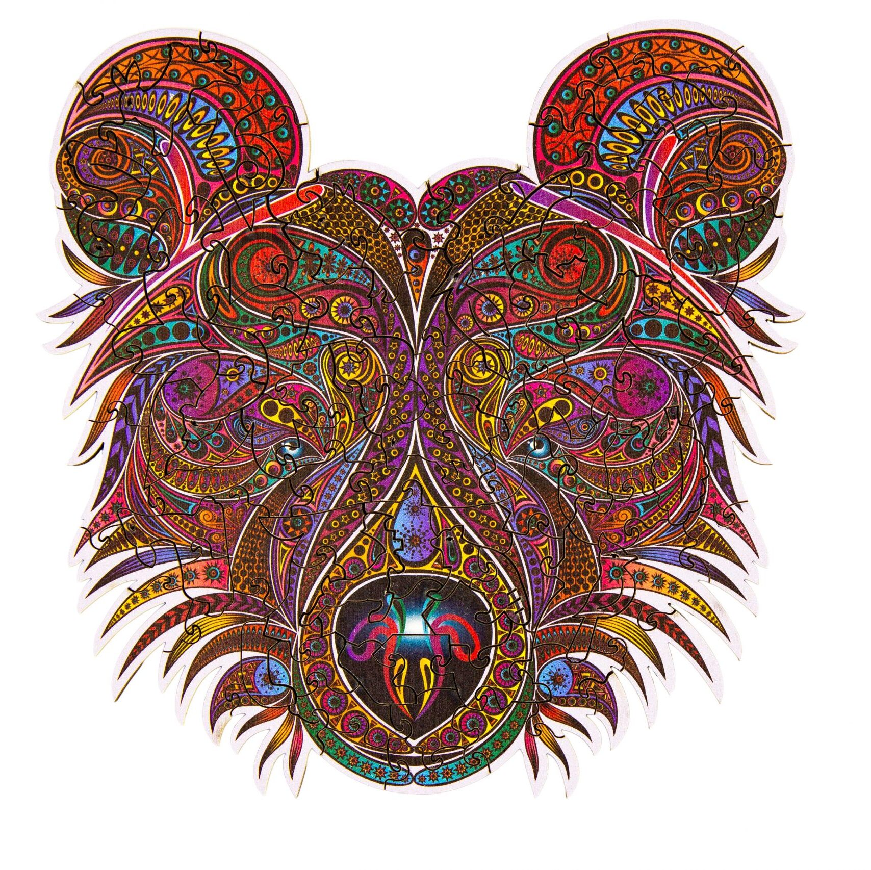 Puzzle in legno - Creatif Wood - Orso Goloso (104pz.)