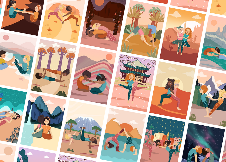 Set carte yoga partner - Imyogi - immagine 5