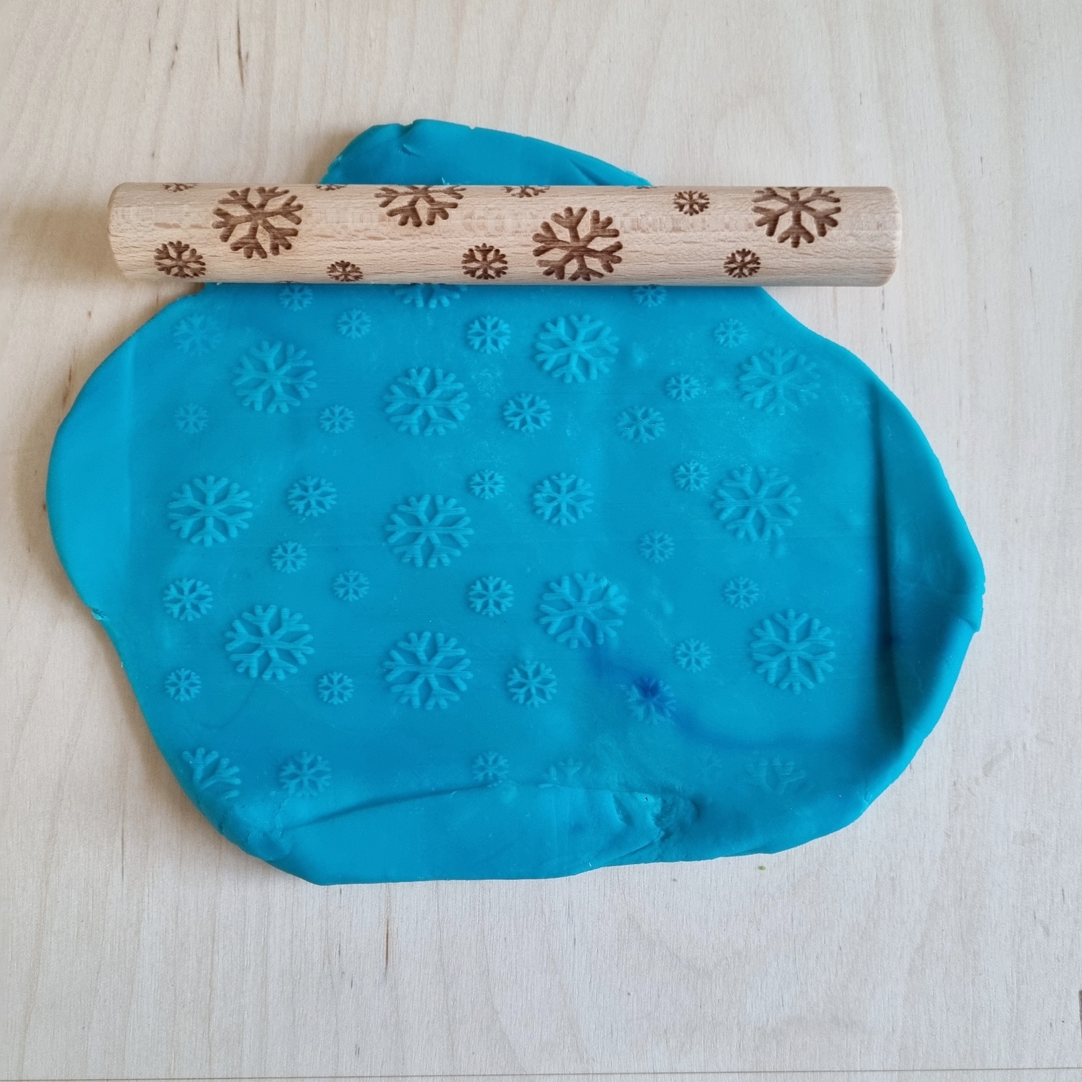 Rullo in legno - Kiddi - Fiocchi di neve - immagine 2