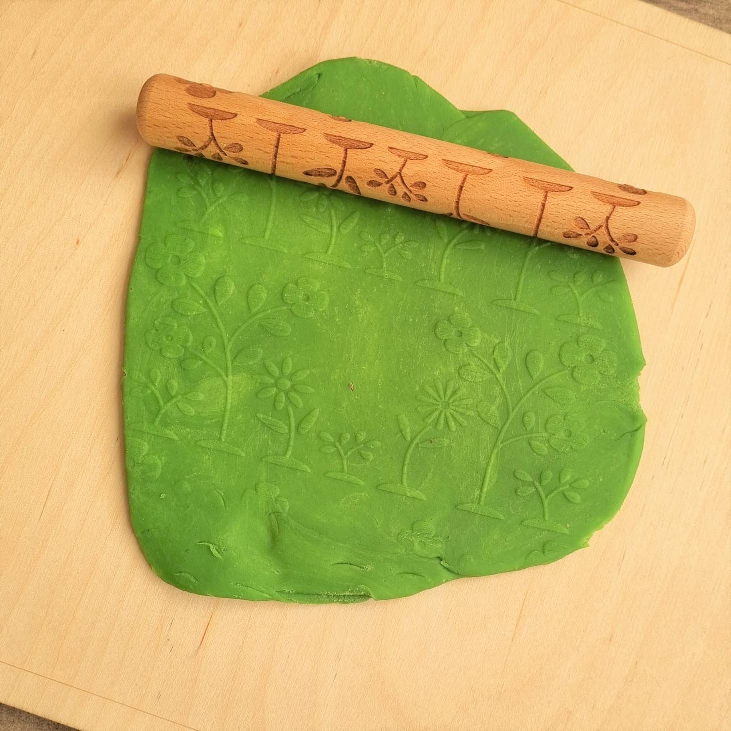 Rullo in legno - Kiddi - Fiori - immagine 2