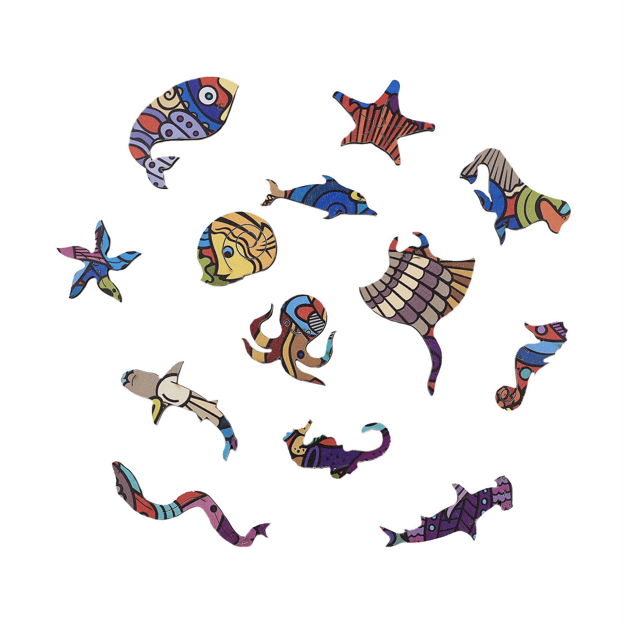 Puzzle in legno - Creatif Wood - Pianeta Marina (191pz.) - immagine 5