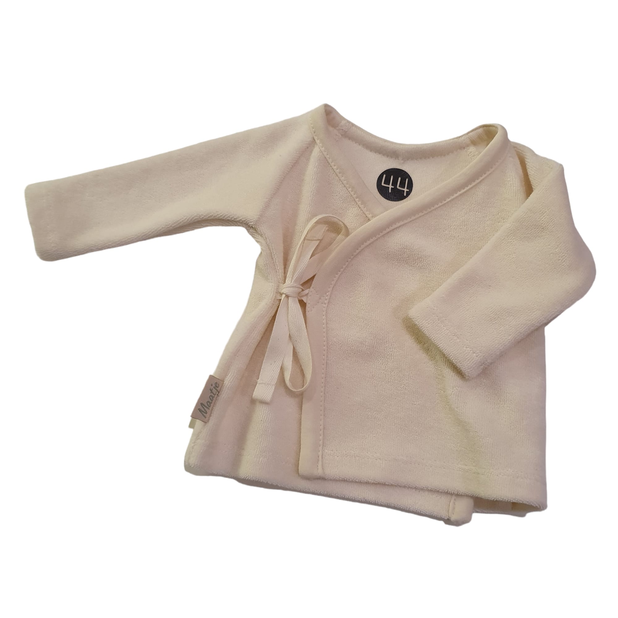 Cardigan - misura 44 - Maatje Prematuur - Bianco / Spugna Morbida