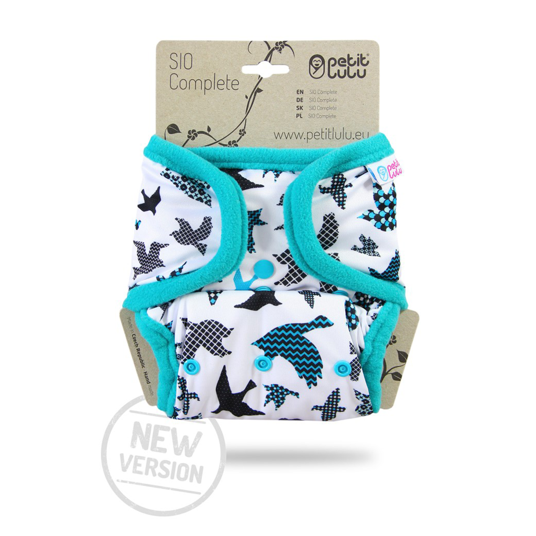 SIO Complete - bottoni a pressione - Petit Lulu - Turquoise Birds