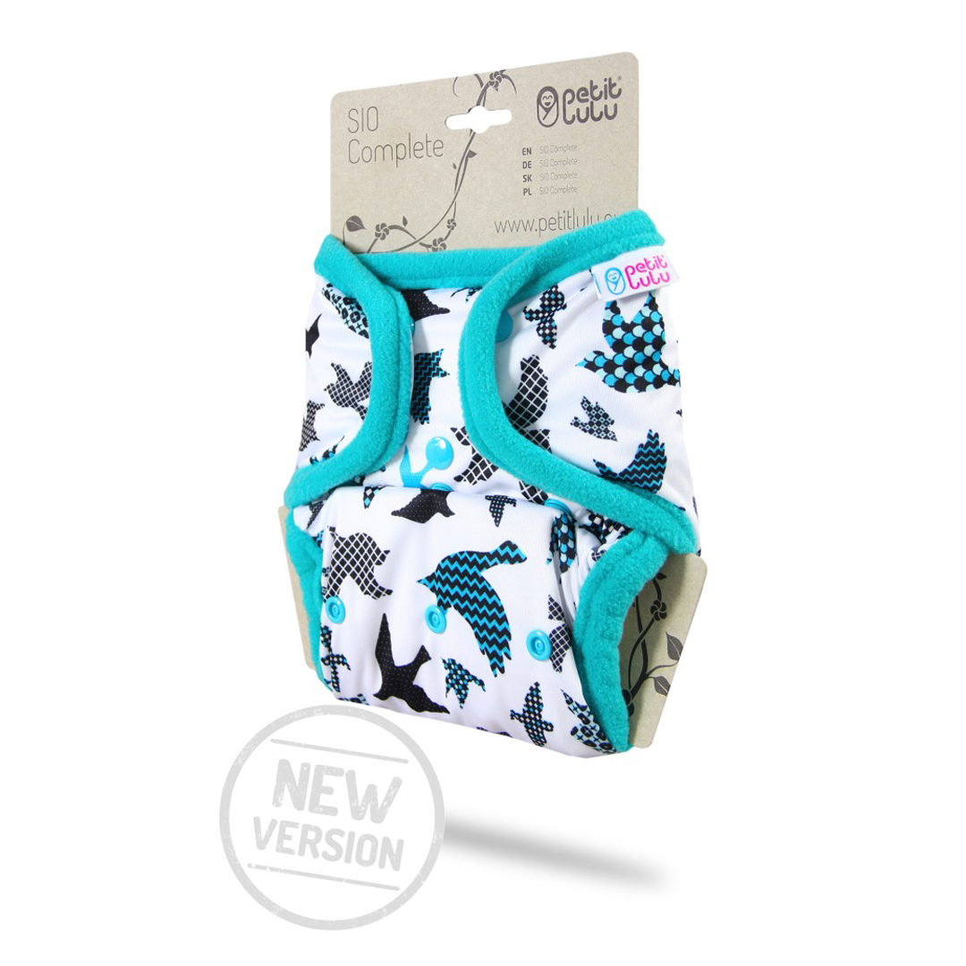 SIO Complete - bottoni a pressione - Petit Lulu - Turquoise Birds - immagine 3