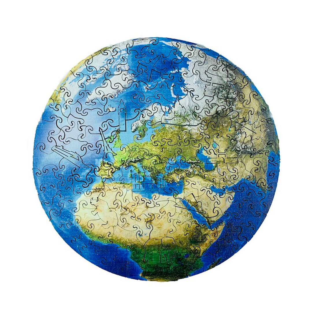 Puzzle in legno - Creatif Wood - Pianeta Terra (118pz.)