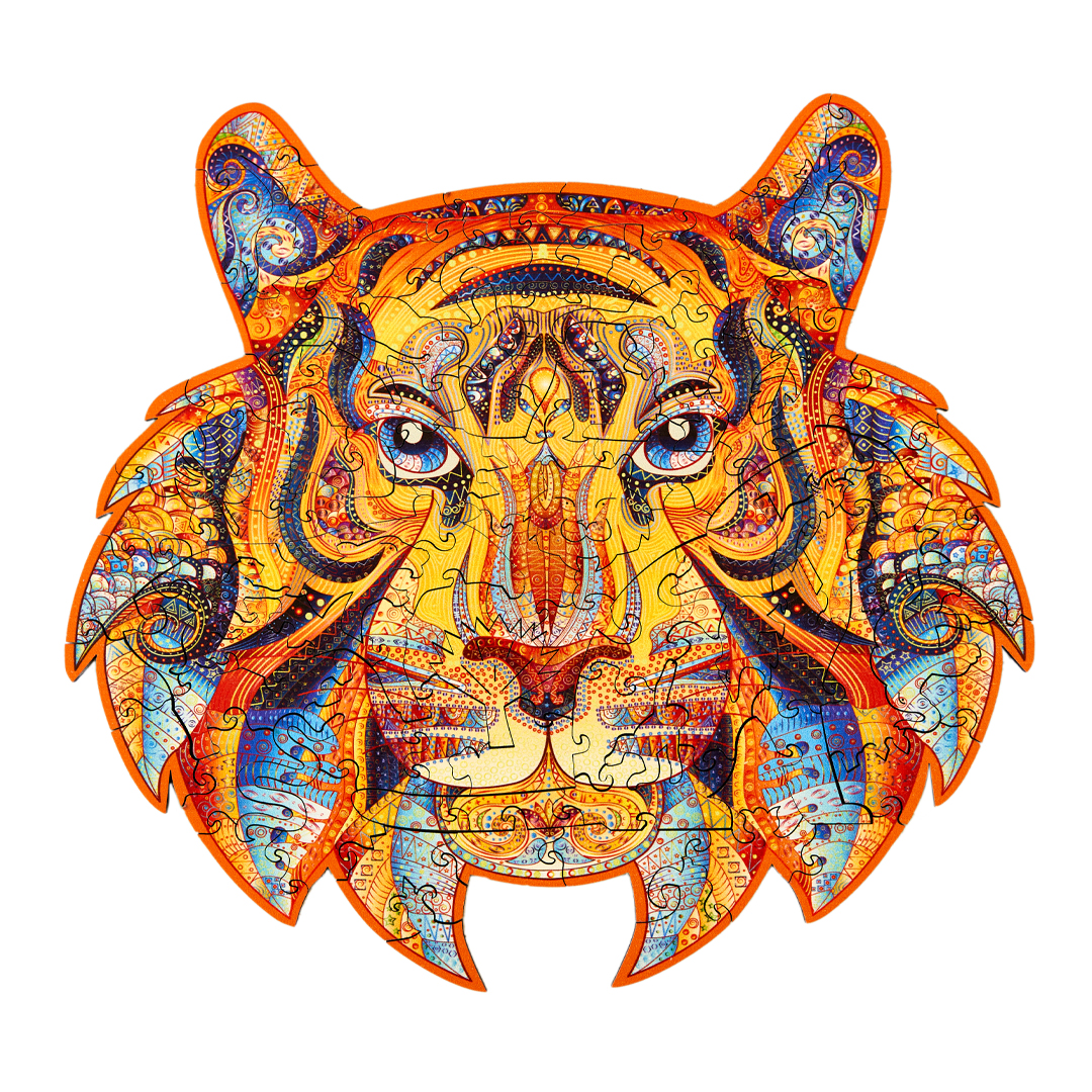 Puzzle in legno - Creatif Wood - Tigre Accattivante (105pz.)