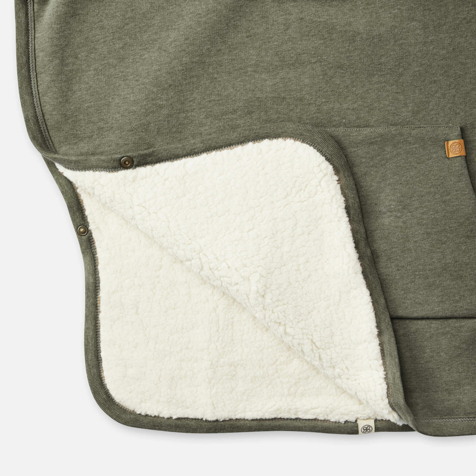 Teddy Poncho Forest Green - Cloby - immagine 4