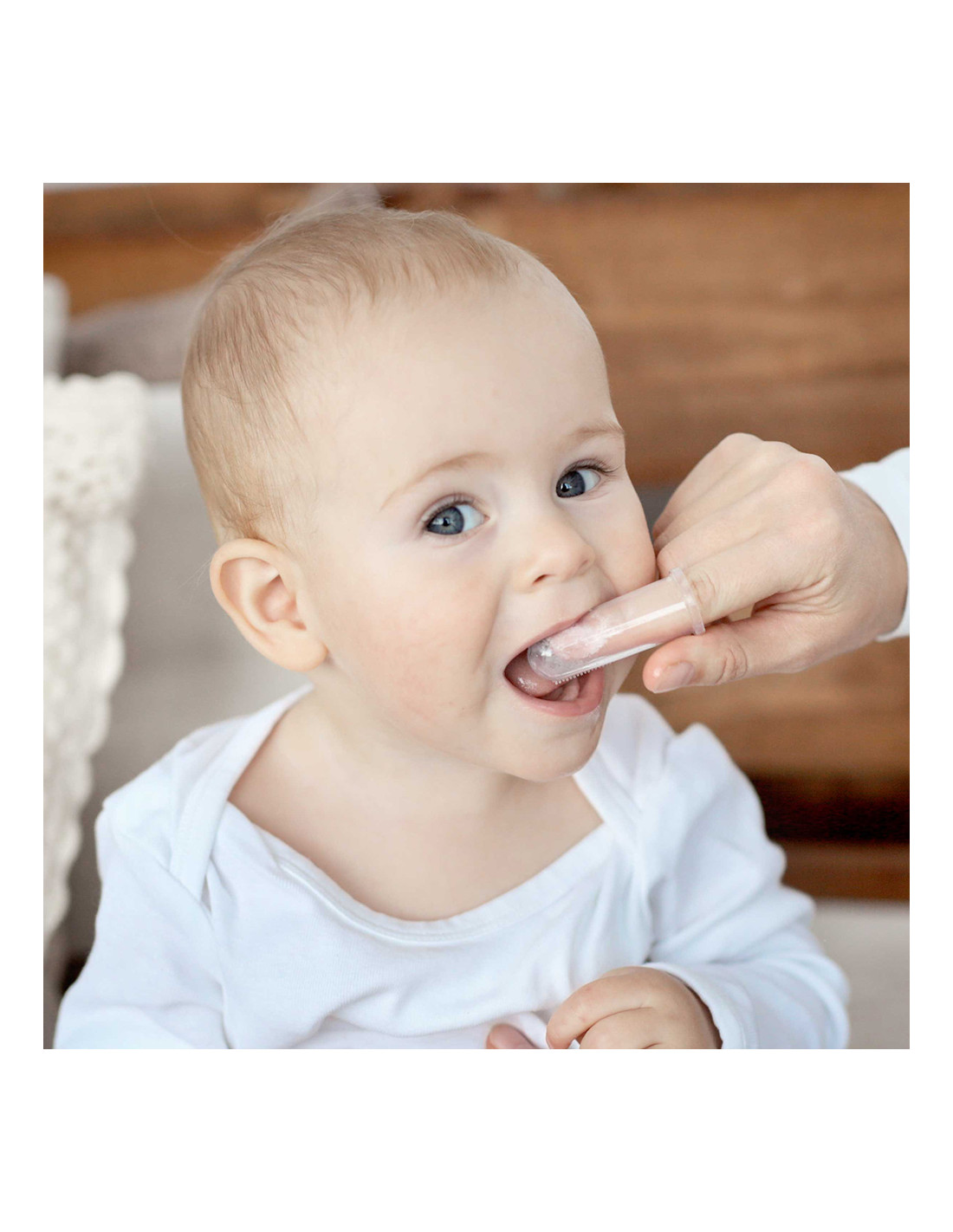 Spazzolino da denti da dito per bambini - Haakaa - immagine 4