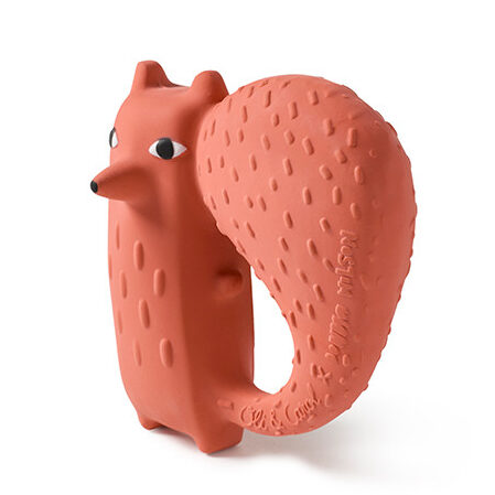 Cyril Scoiattolo Volpe - massaggiagengive e giocattolo per il bagnetto - Oli & Carol - immagine 3