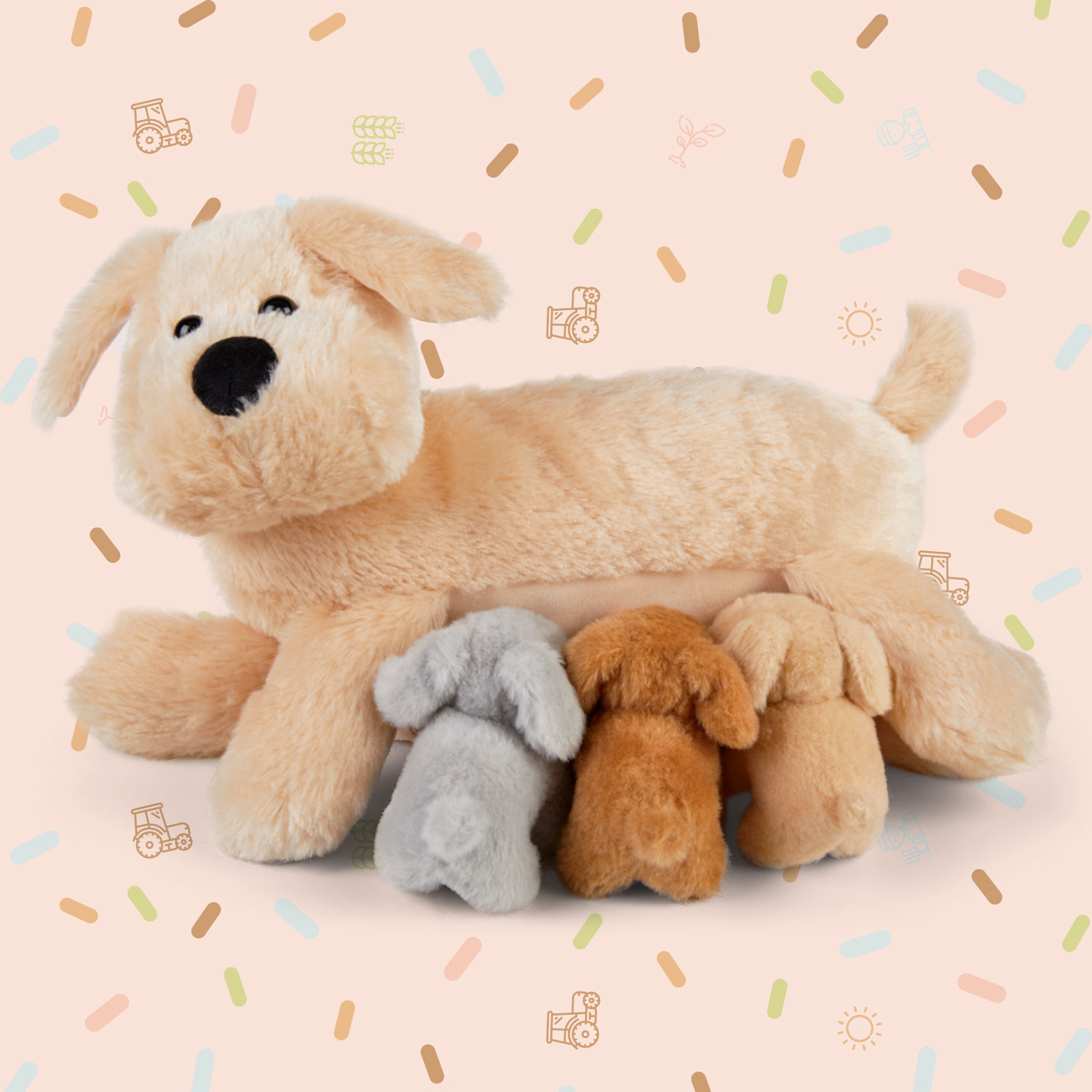 Mamanimals - Mamma cagna con cuccioli