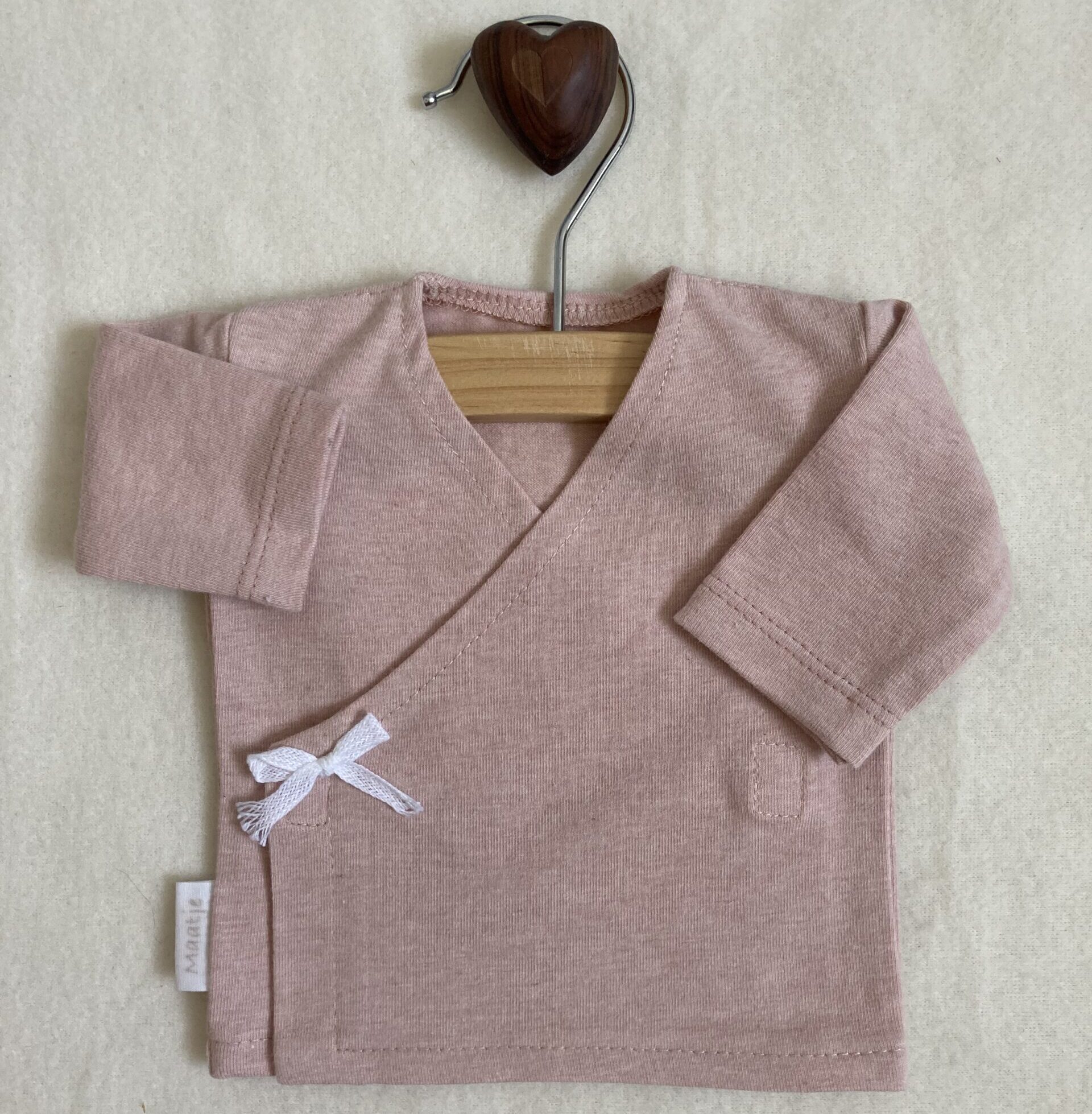 Set cardigan e pantaloni - misura 42 - Maatje Prematuur - Rosa - immagine 2