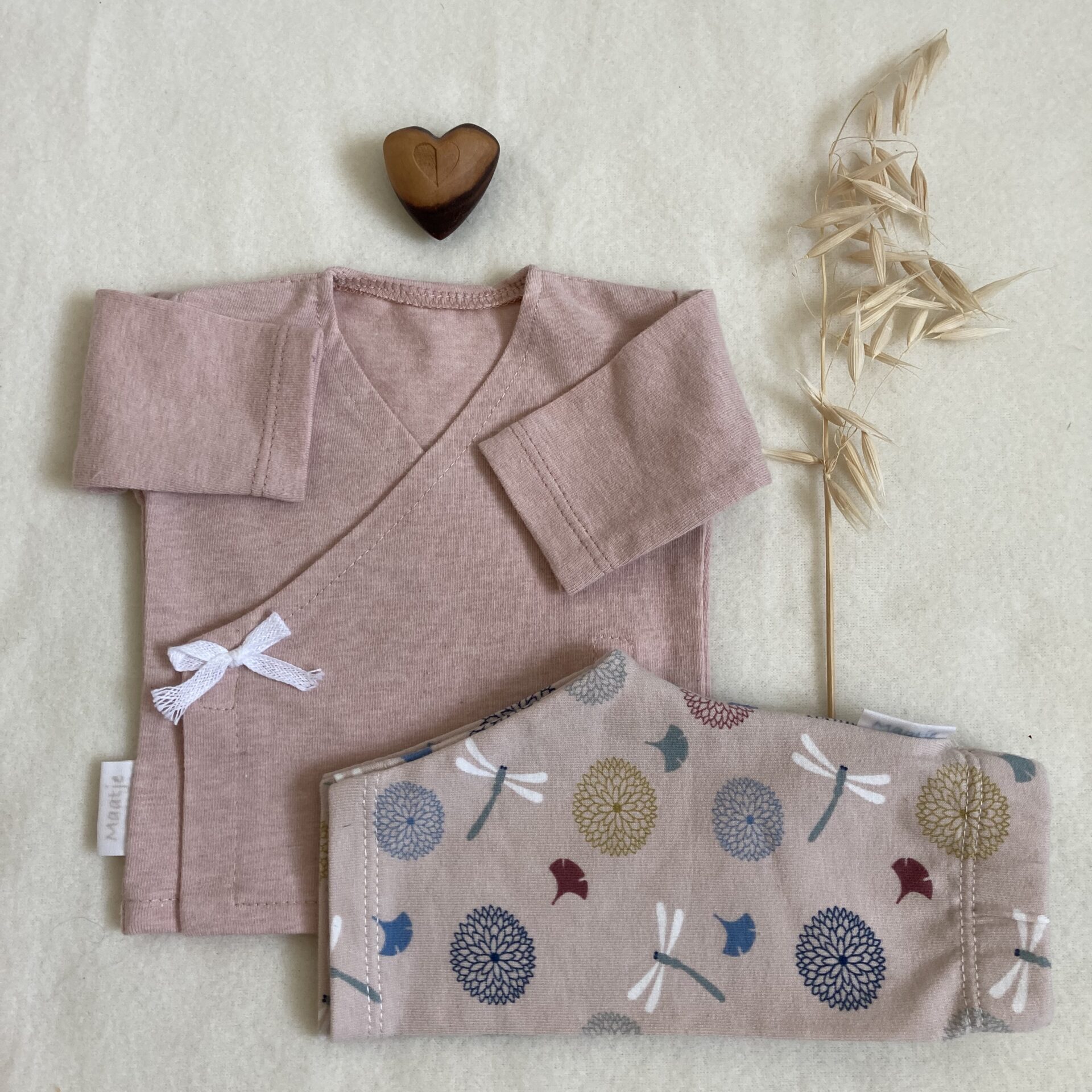 Set cardigan e pantaloni - misura 42 - Maatje Prematuur - Rosa
