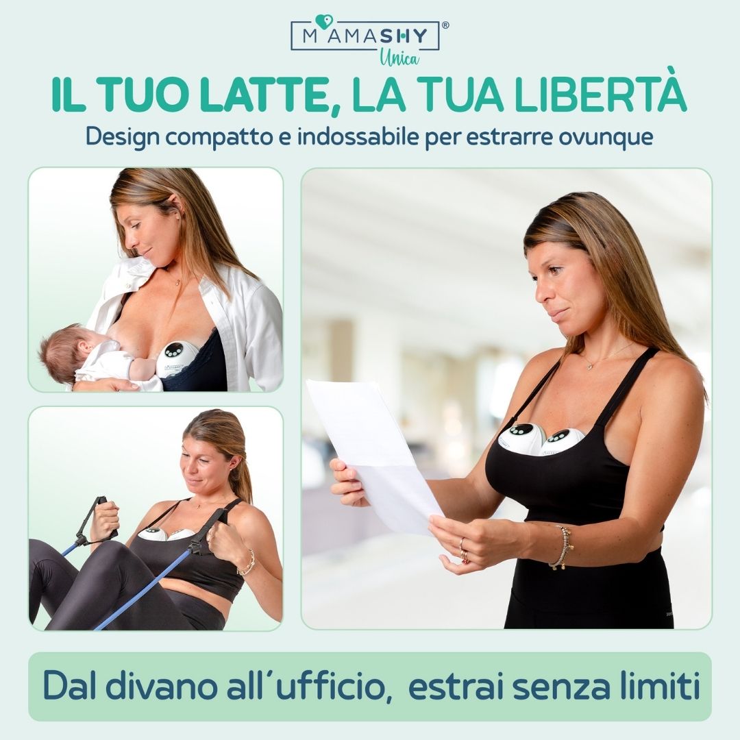 Tiralatte indossabile Mamashy Unica Go - immagine 3