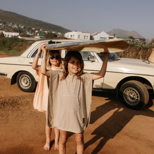 Cloby - UV Poncho UPF 50÷ - Sandy Beach / Peanut Brown - immagine 6