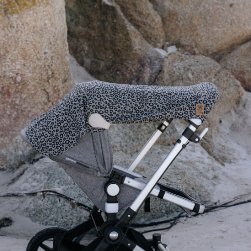 Cloby - Coperta multifunzionale protezione solare UPF 50+ - Leopard Grey - immagine 3