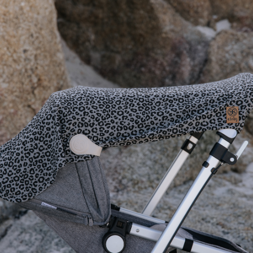 Cloby - Coperta multifunzionale protezione solare UPF 50+ - Leopard Grey - immagine 4
