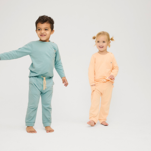 Cloby – Maglietta UV maniche lunghe UPF 50 – Peachy Summer (6-12mesi/80) - immagine 4