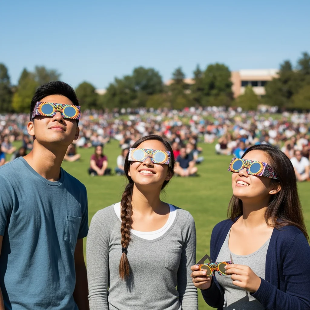 Absolute Eclipse - Occhialini per eclissi solare - protezione certificata per gli occhi - immagine 8