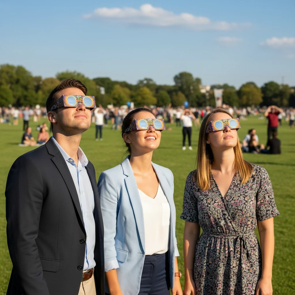 Absolute Eclipse - Occhialini per eclissi solare - protezione certificata per gli occhi - immagine 7